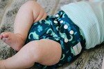 babygoal Cloth Diaper Covers 6 Pack with Wet Bag for Fitted Diapers and Prefolds with Double Gussets, Adjustable and Reusable for Baby Boys 6DCF05