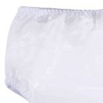 Gerber Unisex Baby Toddler 8 Pack Waterproof Diaper Cover, White, 2T