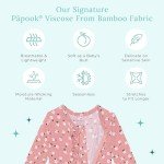 Posh Peanut Baby Girl Sleepers - Viscose from Bamboo Baby Pajamas & 2 Way Zipper Sleepers - Ruffled Baby Clothes for Girls (3-6 Months) Emmilene
