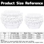 Olreco Diaper Covers for Girls Baby Bloomers Diaper Cover Baby Girl Bloomers White Bloomers for Baby Girls Baby Underwear Pants