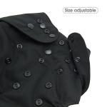 babygoal Cloth Diaper Covers 6 Pack with Wet Bag for Fitted Diapers and Prefolds with Double Gussets, Adjustable and Reusable for Baby Boys 6DCF05