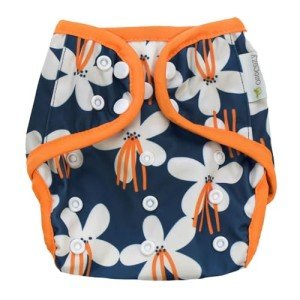 OsoCozy One Size Cloth Diaper Covers - Adjustable Snap Fit & Double Leg Gussets for Baby Boys & Girls from 8-35 Pounds. Use with Prefold, Flat or Fitted Cloth Diapers or Snap-in Inserts.