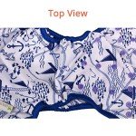 OsoCozy One Size Cloth Diaper Covers - Adjustable Snap Fit & Double Leg Gussets for Baby Boys & Girls from 8-35 Pounds. Use with Prefold, Flat or Fitted Cloth Diapers or Snap-in Inserts.