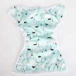Sigzagor Baby Cloth Diaper Cover Nappy One Size 8lbs to 36lbs (Polar Bear)