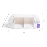 Munchkin® Diaper Change Organizer, Green/white