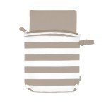 Ubbi On-The-Go Changing Baby Mat with Carrying Bag, Soft and Comfortable Diaper Bag Accessory Must Have for Newborns, Easy to Clean, Portable Changing Pad, Taupe