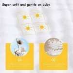 Soft & Absorbent 12 Pack Muslin Burp Cloths