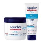 Aquaphor Baby Skin Care Set, Fragrance Free, Baby Healing Ointment, Dry Skin and Diaper Rash Ointment, 14 Oz Jar + 3-in-1 Baby Diaper Rash Cream, Prevents, Soothes and Treats Diaper Rash, 3.5 Oz Tube