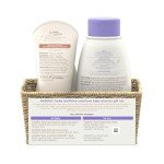 Aveeno Baby Bathtime Solutions Baby & Me Gift Set with Baby Wash & Shampoo, Calming Baby Bath, Baby Daily Moisturizing Lotion & Stress Relief Body Wash for Mom, Oatmeal, 4 Items