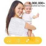 Soft & Absorbent 12 Pack Muslin Burp Cloths