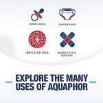 Aquaphor Baby Healing Ointment Advanced Therapy Skin Protectant, Dry Skin and Diaper Rash Ointment, 7 Oz Tube