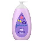Johnson's Moisturizing Bedtime Baby Lotion with Coconut Oil & NaturalCalm Aromas to Help Relax Baby, Hypoallergenic & Free of Parabens, Phthalates & Dyes, Mild Baby Skin Care, 27.1 fl. oz