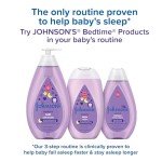Johnson's Moisturizing Bedtime Baby Lotion with Coconut Oil & NaturalCalm Aromas to Help Relax Baby, Hypoallergenic & Free of Parabens, Phthalates & Dyes, Mild Baby Skin Care, 27.1 fl. oz