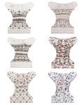 Boho Cloth Diapers Set with Bamboo Inserts