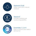 CeraVe Baby Wash & Shampoo, Fragrance, Paraben, & Sulfate Free Shampoo for Tear-Free Baby Bath Time, 8 Ounce