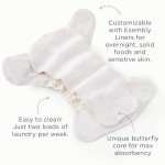 Esembly Organic Cotton Cloth Diaper Inserts - 3-Pack