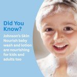 Johnson's Skin Nourishing Moisture Baby Body Wash With Vanilla & Oat Scents, Hypoallergenic & Tear Free Baby Bath Wash, Paraben-, Dye-, Sulfate & Phthalate-Free, 20.3 fl. oz