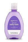 Amazon Basics Night-Time Baby Bath, Lightly Scented, 13.6 Fl Oz (Pack of 1) (Previously Solimo)