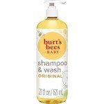 Baby Shampoo & Wash, Burt's Bees Tear Free Soap, Natural Baby Care, Original, 21 Ounce (Packaging May Vary)