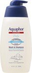 Aquaphor Baby Wash and Shampoo - Mild, Tear-free 2-in-1 Solution for Baby’s Sensitive Skin - 16.9 fl. oz. Pump