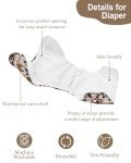 Boho Cloth Diapers Set with Bamboo Inserts