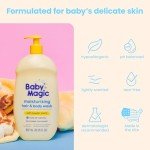 Baby Magic Moisturizing Hair & Body Wash | Specially Formulated for Baby's Delicate Skin | Tear-Free | Calendula & Coconut | 30 fl oz.
