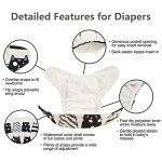 Eco-Friendly Reusable Cloth Diapers 6 Pack Set