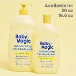 Baby Magic Moisturizing Hair & Body Wash | Specially Formulated for Baby's Delicate Skin | Tear-Free | Calendula & Coconut | 30 fl oz.