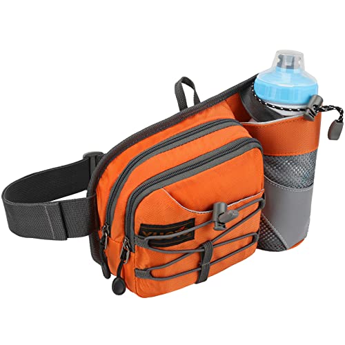 YUOTO Hiking Fanny Pack with Water Bottle Holder