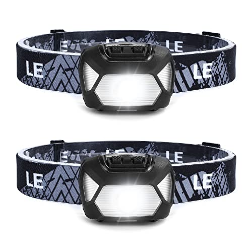 Battery Powered Headlamp - LED Head Lamp for Hiking