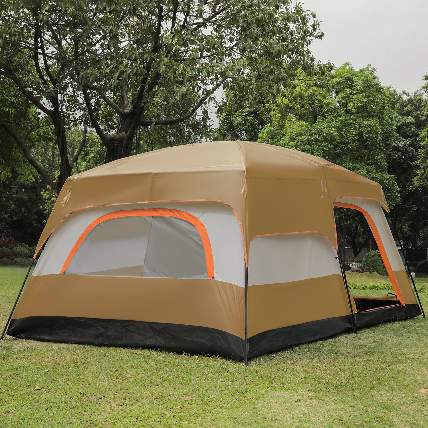 Family Camping Hiking Tent: 5-8 Person Instant Cabin