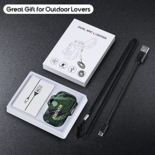 Waterproof Windproof Dual Arc Outdoor Lighter