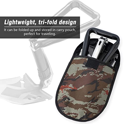 Portable Hiking Survival Shovel with Axe