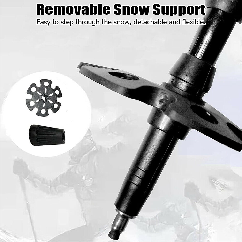 iClover Adjustable Hiking Sticks - Durable & Lightweight