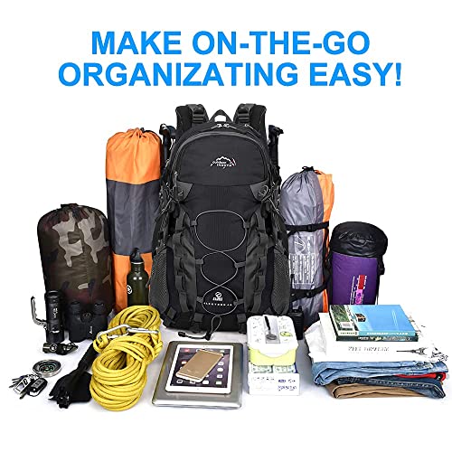 INOXTO 35L Lightweight Hiking Daypack with Rain Cover