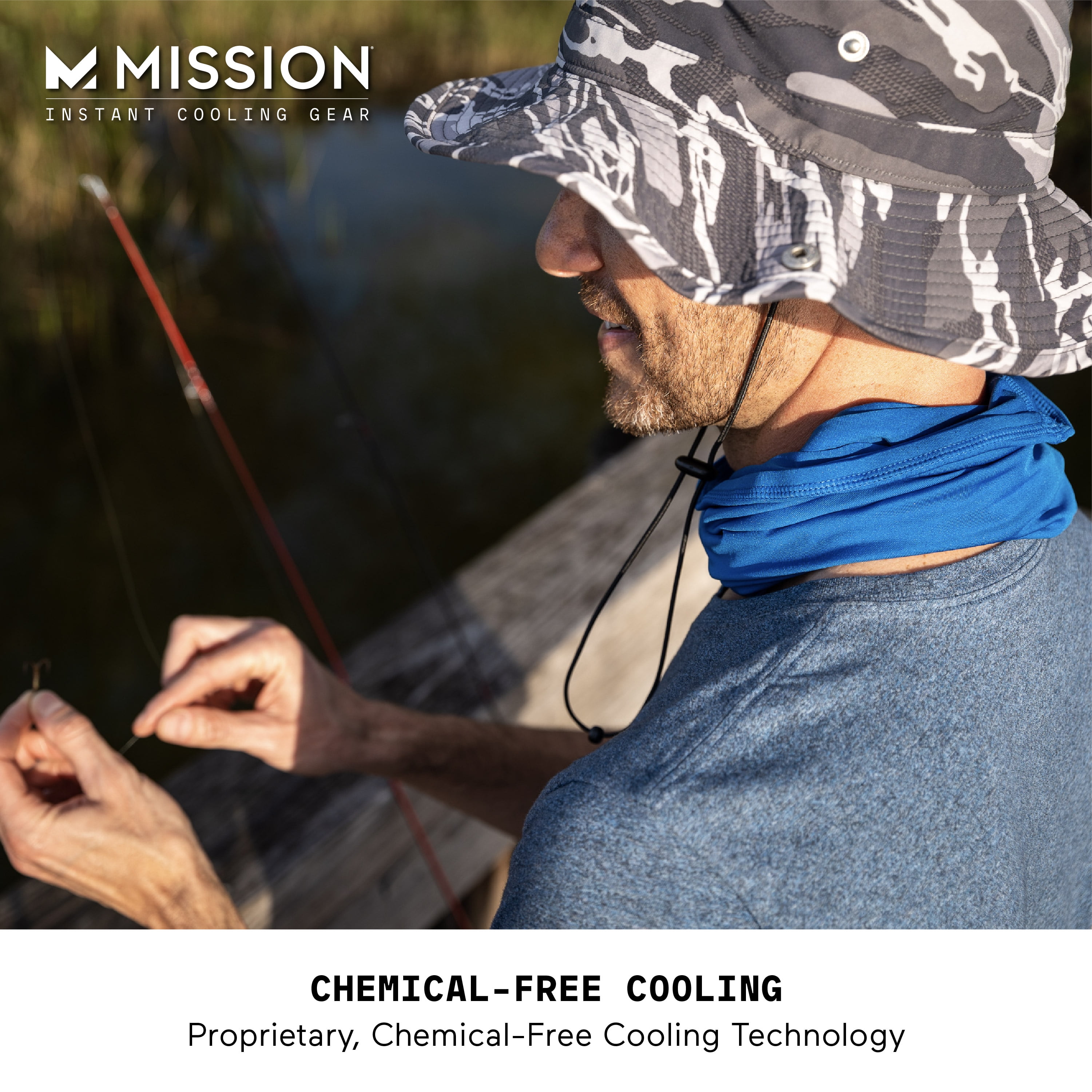 Cooling Bucket Hat for Men & Women - Khaki