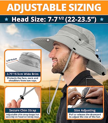 Wide Brim Sun Hat - UV Protection for Hiking