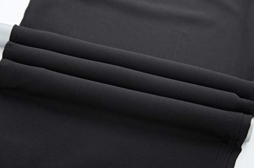 TBMPOY Men's Lightweight Hiking Pants, Black L