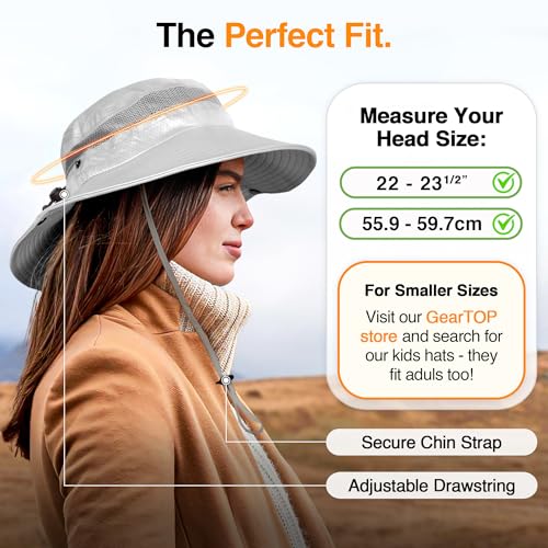 Wide Brim Sun Hat - UV Protection for Hiking