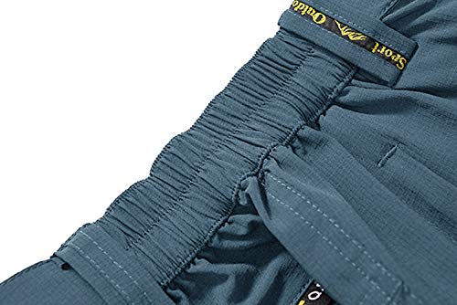 TBMPOY Men's Outdoor Hiking Pants - Blue, L
