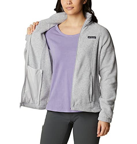 Columbia Women's Benton Springs Full Zip, Heather Grey