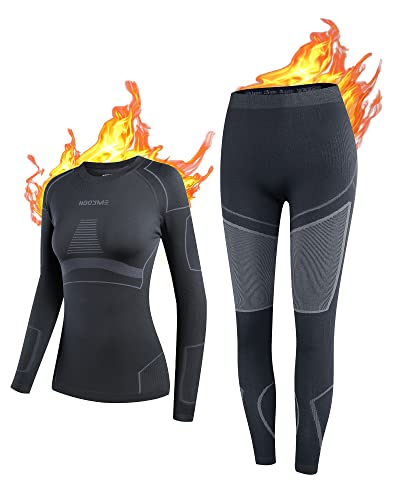 NOOYME Women's Thermal Long Johns, Cold Weather Base Layer