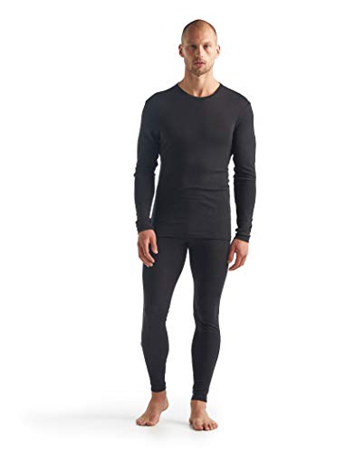 Icebreaker Merino Wool Hiking Shirt - Black, Large