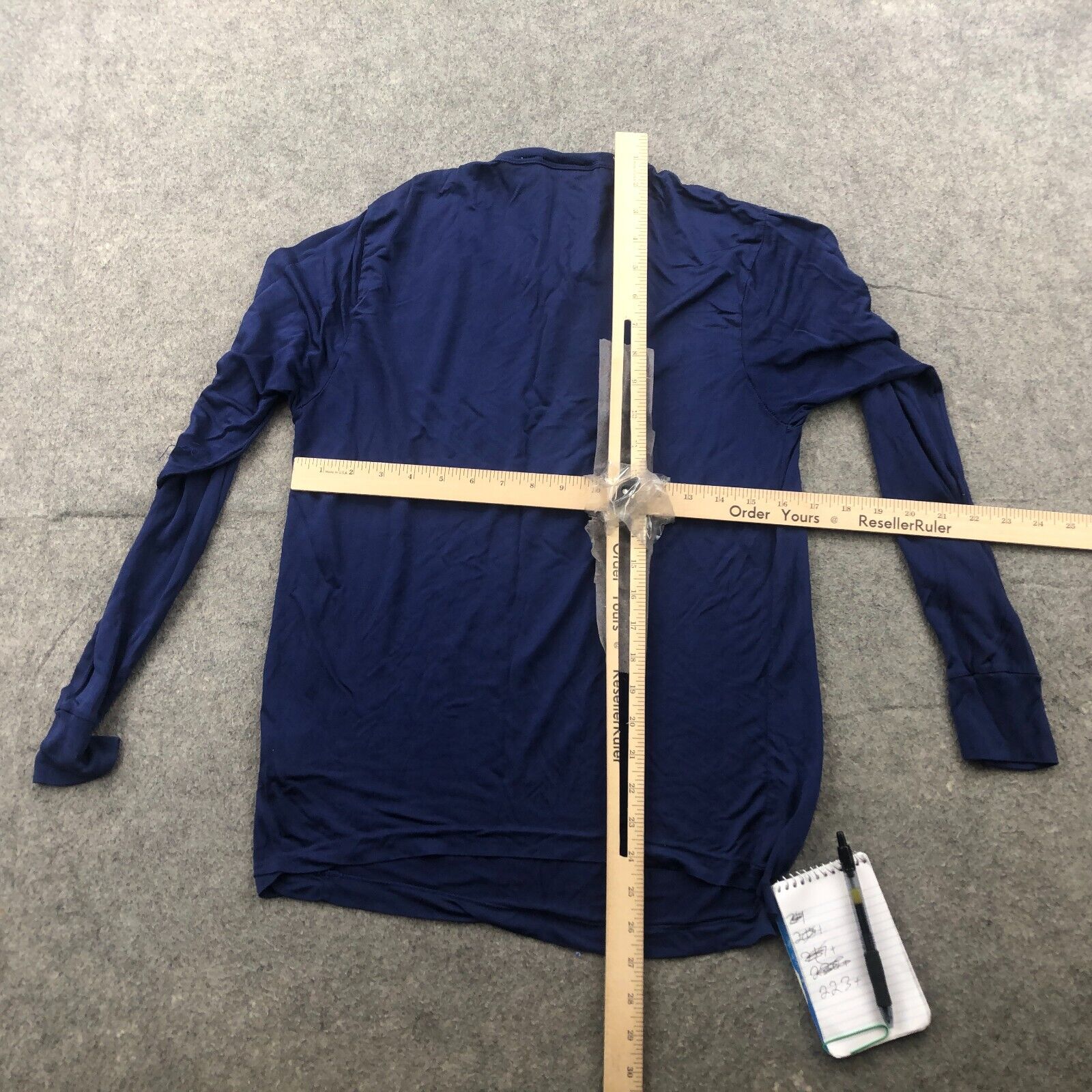 Eddie Bauer Men's Blue Hiking Base Layer Shirt