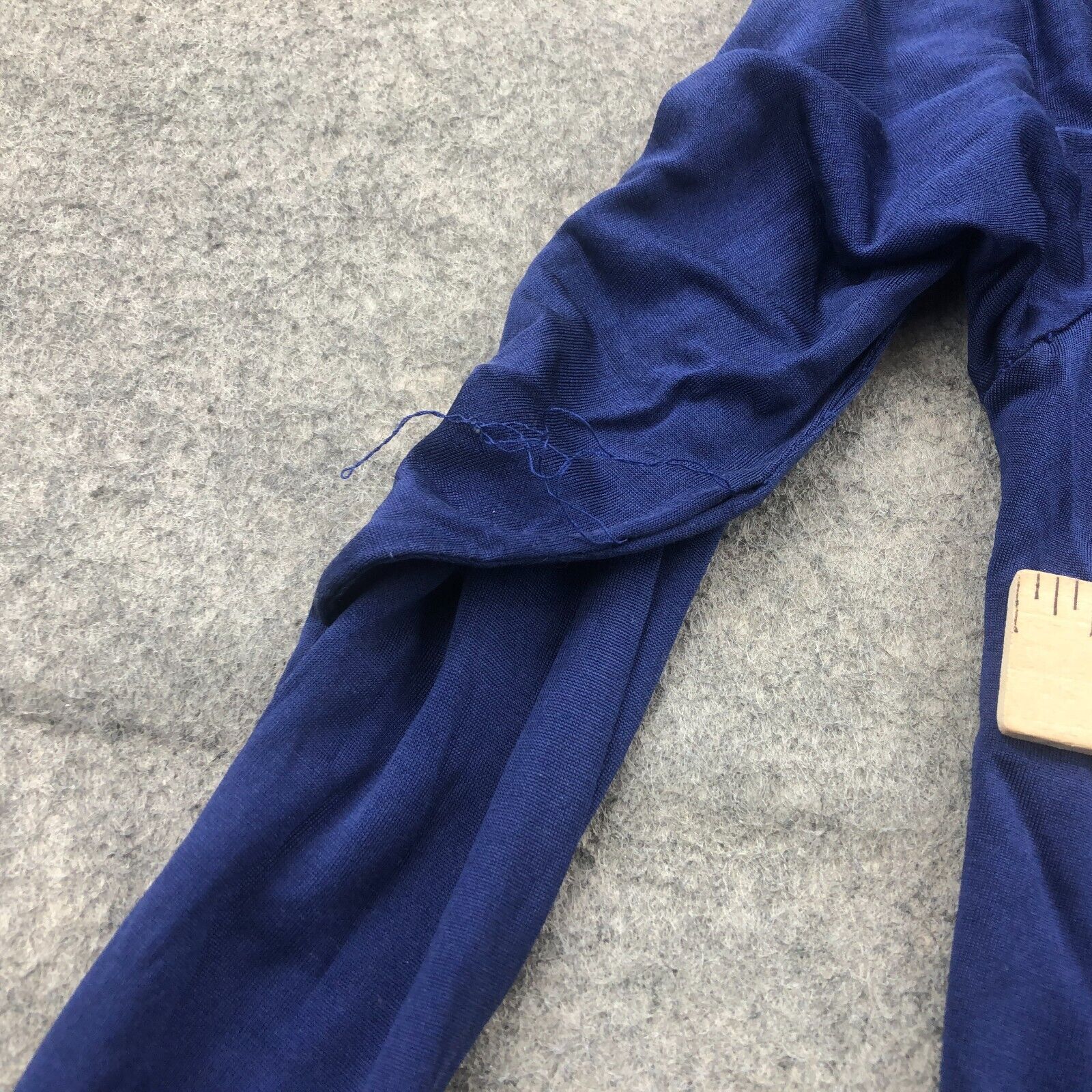 Eddie Bauer Men's Blue Hiking Base Layer Shirt