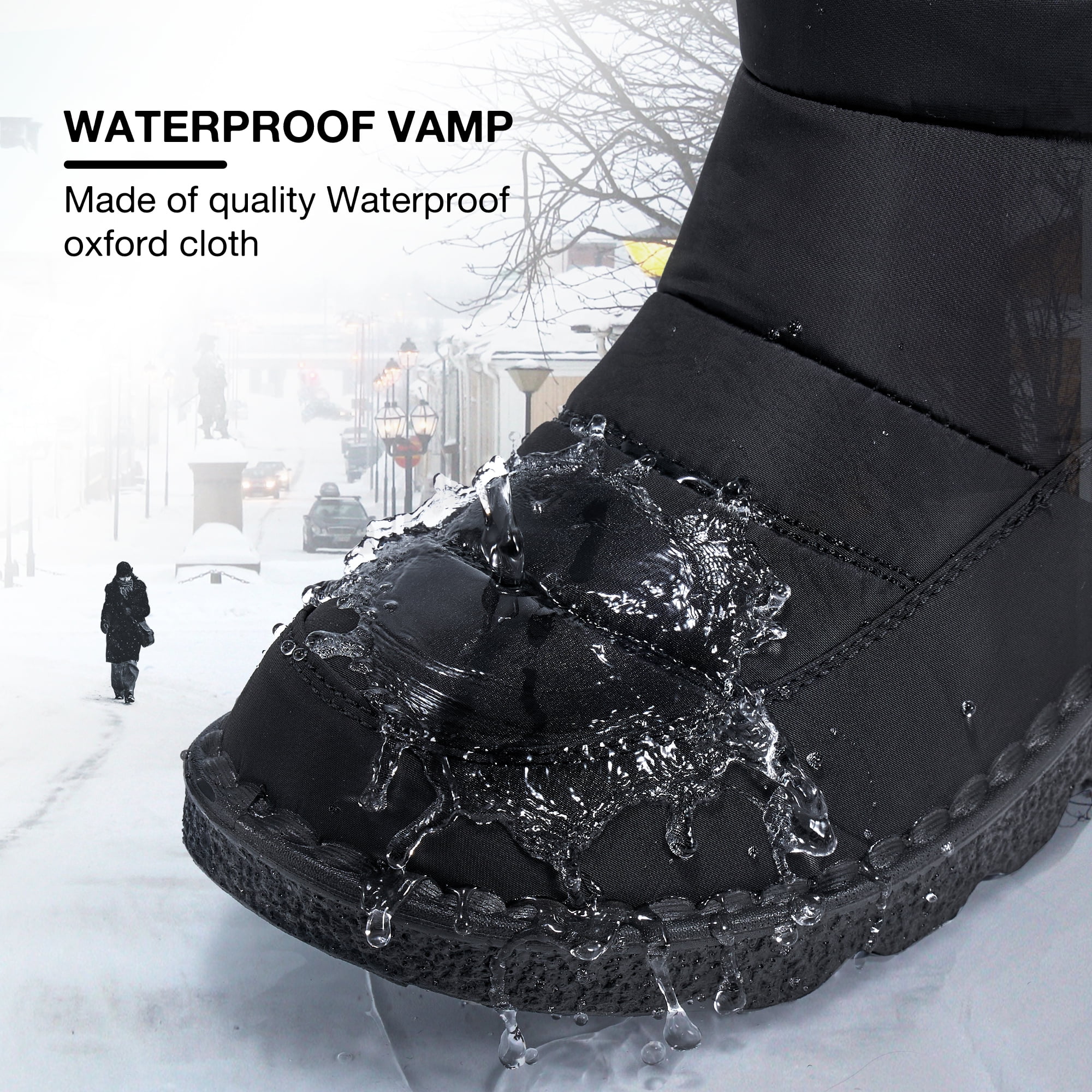Women's Waterproof Hiking Snow Boots Ankle Booties