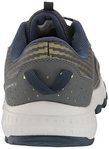 Saucony Women's Trail Running Shoe, Shadow/Sunblaze, 8.5W