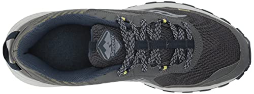 Saucony Women's Trail Running Shoe, Shadow/Sunblaze, 8.5W