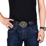 Vintage Western Cowboy Deer Hunter Belt Buckle