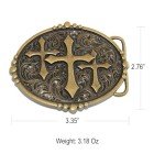 Vintage Western Cowboy Cross Belt Buckle
